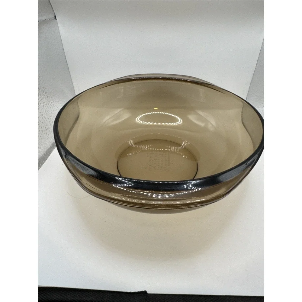 Vintage Pyrex Amber Serving Bowl 024 Handles‎ 8.5in Diameter 2 Quarts Kitchen